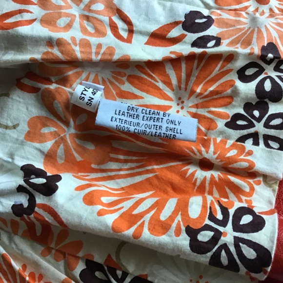 BOD & CHRISTENSEN LIGHTWEIGHT CLASSIC RED LEATHER ZIP UP JACKET IN XS - Picture 10 of 15